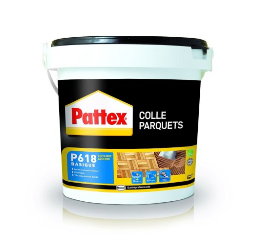 Parkettkleber Pattex P618 Classc je 7KG Eimer Mosaik-Parkett & kurze Leisten