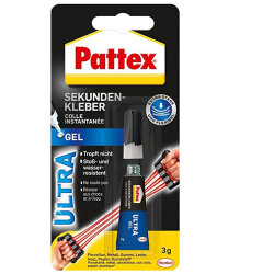 Pattex Sekundenkleber Ultra Gel 12 x 3g - Schnellkleber von Henkel