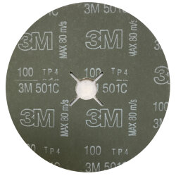 3M Fiberscheibe 501C Schleifscheibe - P36 - 178mm x 22mm - 10 Stück
