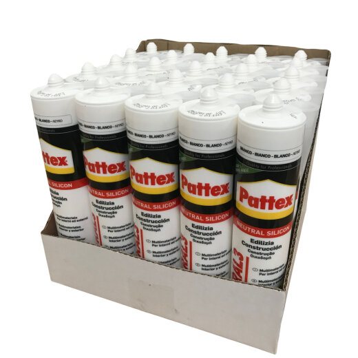 Neutralsilikon weiß - alle Materialien - Qualität von Henkel  25 x 380ml Dichstoff