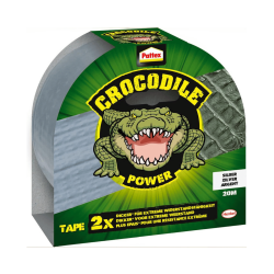 Ducttape Gewebeband Pattex Crocodile Tape 20m Silber  -...