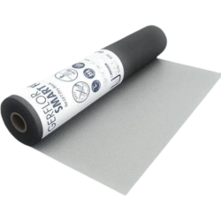 55m² Vinyl-Bodenbelag wasserdicht und schallisolierend - Hellgrau - inkl. klebender Trittschalldämmung