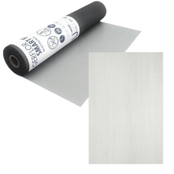 55m² Klebe Vinyl-Bodenbelag wasserdicht und schallisolierend, Farbe: Oak White