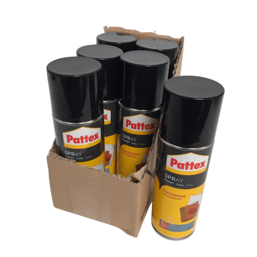 Sprühkleber Pattex Power Spray permanent 6 x 200ml - Klebespray