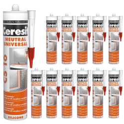 Neutrales Silikon  CERESIT weiss CS16 - 12 x 280ml