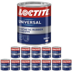 Loctite Kontaktkleber Universal 12 x 500ml - Laminatkleber / schneller Universalkleber