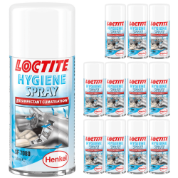 Loctite SF7080 Hygiene Spray / Klimaanlagenreiniger / Klimadesinfektion 12 x 150ml