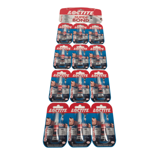 Loctite Gel Sekundenkleber Sofortkleber Universalanwendung Super BOND 12 x 2g