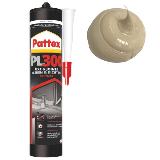 Kleben & Dichten Pattex PL300 in beige je 410g Montagekleber Baukleber