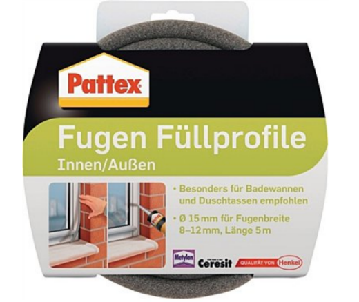 Pattex Fugen F&uuml;llprofil 5m x 15mm