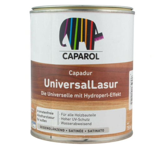 Caparol Capadur Universal Lasur 375ml Seidengl&auml;nzend Nussbaum