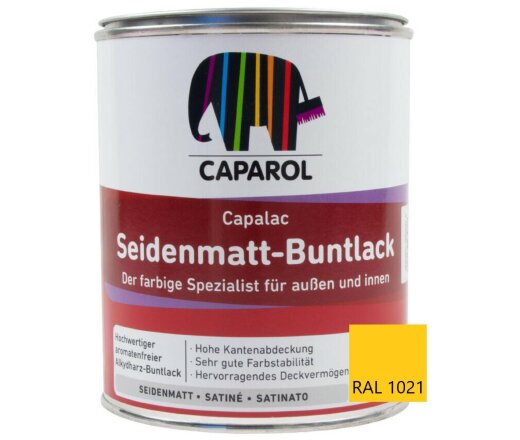 Caparol Capalac Seidenmatt Buntlack Rapsgelb 375ml