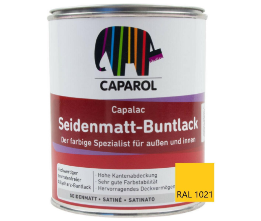 Caparol Capalac Seidenmatt Buntlack Rapsgelb 375ml