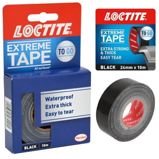 Loctite Extreme Tape Black 10m