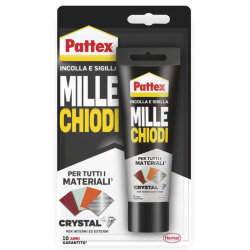 Klebstoff Konstruktionskleber "Pattex Mille Chiodi" universal & transparent je 90g