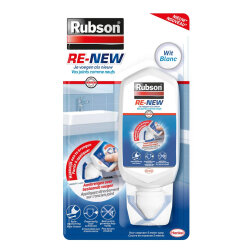 "Rubson Re-New" Sanitär Silikon in weiß - 12 x 80ml - Dichtstoff für Bad & Küche