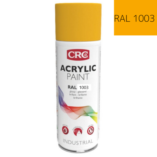 Acryllack Glänzed Sprühlack - RAL 1003 Signal Gelb - 400ml