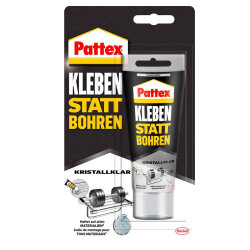 Pattex Montagekleber Kleben statt Bohren Kristallklar 12...