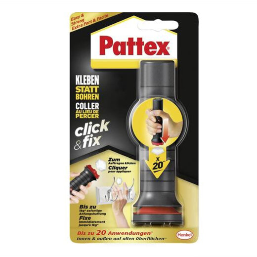 Klebestempel Klebepunkte Pattex No More Nails Click & Fix je 30g
