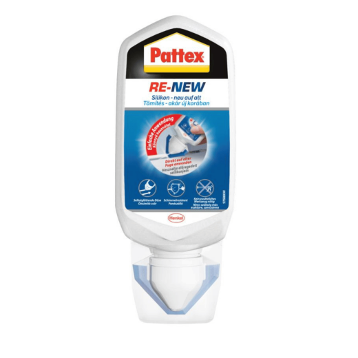 Sanitärsilikon Pattex Re-New weiß je 80ml - anwendungsfertig & schimmelresistent
